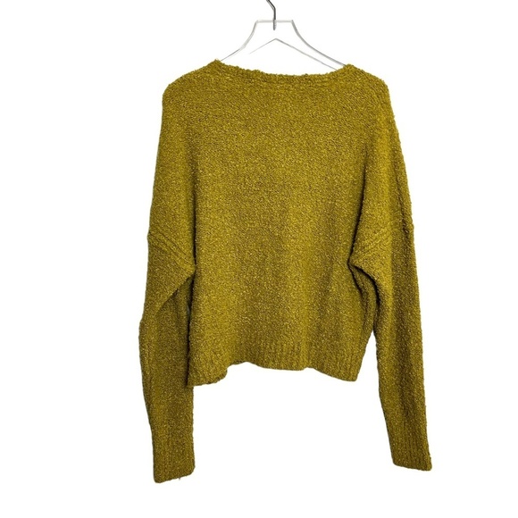 FREE PEOPLE | Finders Keepers V Neck Sweater Athens Moss Pullover - Picture 3 of 5